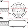 SPC Performance XAXIS Rod End Ball Joint
