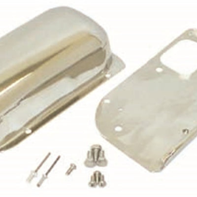 Rugged Ridge 76-86 Jeep CJ Stainless Steel Wiper Motor Cover Kit