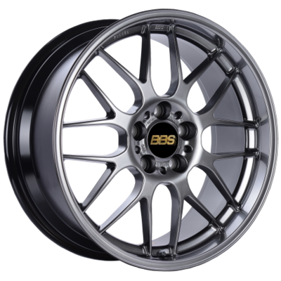 BBS RG-R 17x7 4x100 ET38 Diamond Black Wheel -70mm PFS/Clip Required