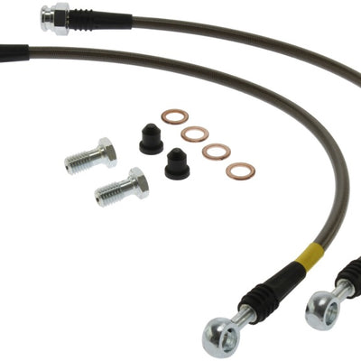 StopTech 02-06 Chevrolet Avalanche 2500 / 00-06 GMC Yukon 2500 Stainless Steel Rear Brake Lines