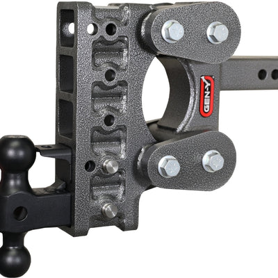 Gen-Y The Boss Torsion-Flex 2in Shank 7.5in Drop 16K Hitch w/GH-051 Dual-Ball/GH-032 Pintle Lock