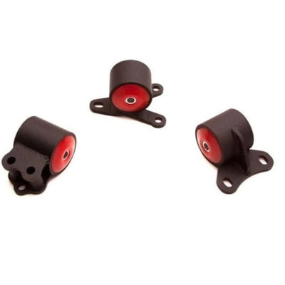 Innovative 94-01 Integra B-Series Black Steel Mounts 75A Bushings (Auto Trans 3 Bolt)
