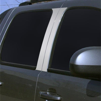 Putco 07-13 Chevy Avalanche - 4pcs Stainless Steel Pillar Posts Classic