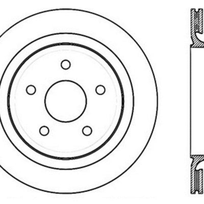 StopTech Drilled Sport Brake Rotor