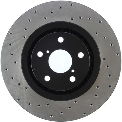 StopTech 06-09 Lexus IS350 / 07-08 GS350 2WD Drilled Right Front Rotor