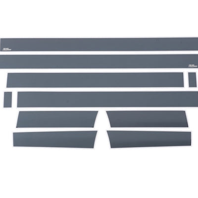 Putco 15-20 Ford F-150 Super Crew 6.5ft (4.25in Tall - 12pcs) Black Platinum Rocker Panels