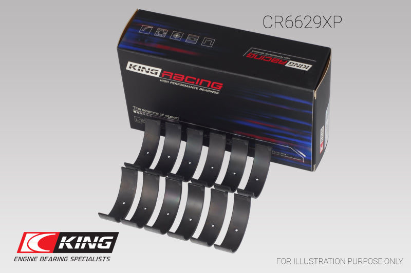 King Engine Bearings Mitsubishi 6G72 (Size 0.25) Connecting Rod Bearing Set