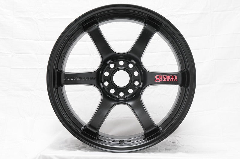 Gram Lights 57DR 19x8.5 +45 5x100 Semi Gloss Black Wheel