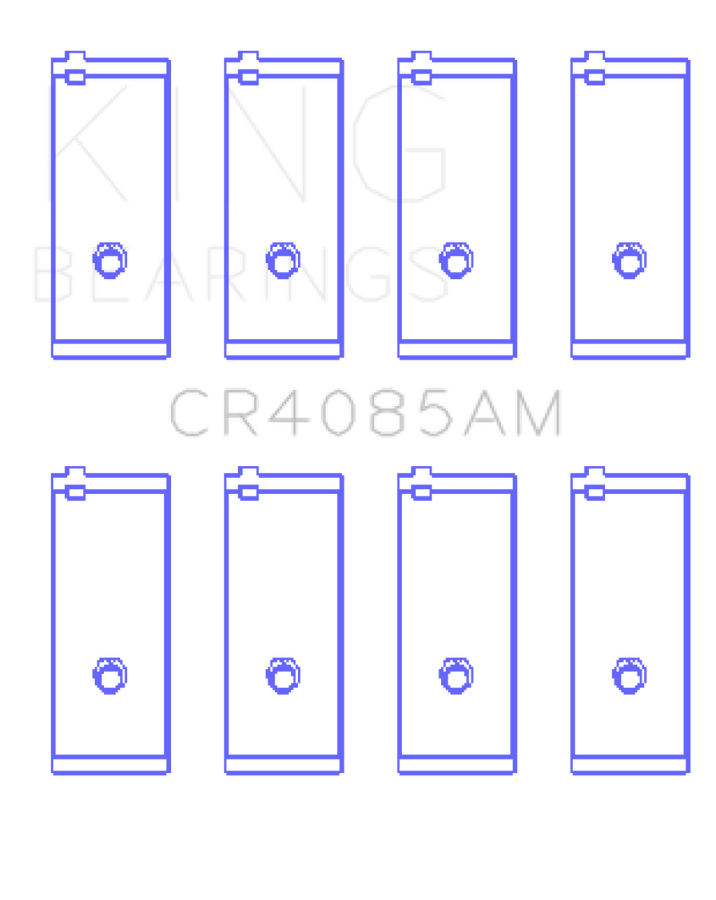 King Engine Bearings Toyota 2T/3T/3T-G/4T-G Connecting Rod Bearing Set - Size STD