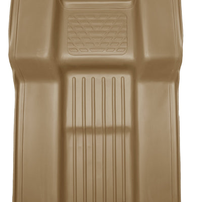Husky Liners 07-10 GM Escalade/Tahoe/Yukon WeatherBeater Tan Walkway (2nd Row Bucket) Floor Liners