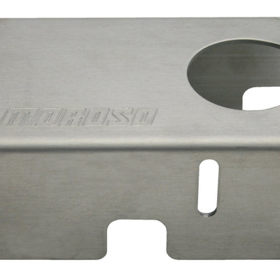 Moroso 97-08 Chevrolet Corvette Brake Booster Cover - Fabricated Aluminum
