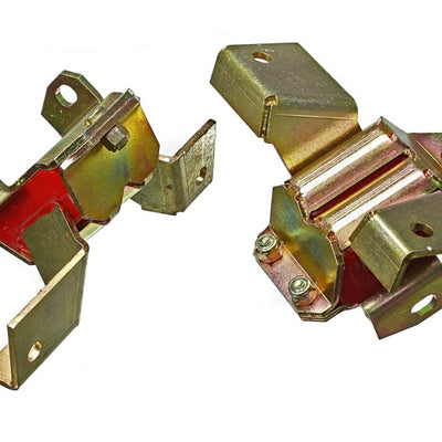 Energy Suspension 66-70 Ford Falcon / 67-72 Ford Mustang Red Motor Mount Set (2 pc set)