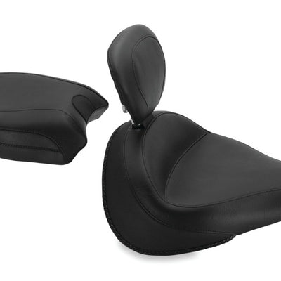 Mustang 14-21 Yamaha Bolt Standard Touring Recessed Passenger Seat - Black