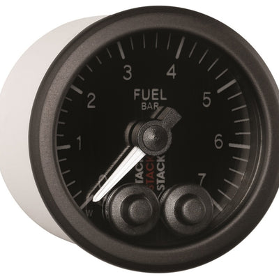 Autometer Stack 52mm 0-7 Bar M10 Male Pro-Control Fuel Pressure Gauge - Black