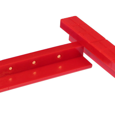 Prothane Universal Vice Pads Soft Jaw Kit - Red