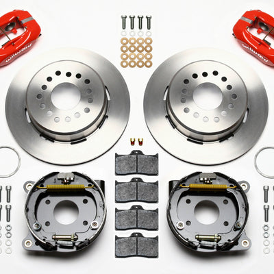Wilwood Forged Dynalite P/S Park Brake Kit-Red AMC 71-74 2.60in Offset
