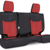 PRP 13-18 Jeep Wrangler JKU Rear Seat Cover/4 door - Black/Red