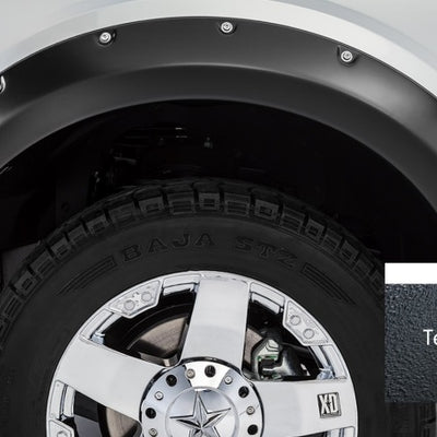 Stampede 2015-2017 Ford F-150 67.1/78.9/97.6in Bed Ruff Riderz Fender Flares 4pc Textured