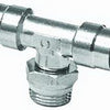 Firestone Male .25in. x 1.4in. x .25in. Branch Swivel Nickel Tee Air Fitting - 25 Pack (WR17603273)