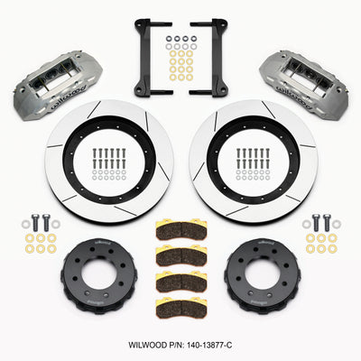 Wilwood TX6R Front Kit 16.00in Clear Ano 1999-2010 GM H2 Truck/SUV 2500