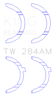 King Engine Bearings Toyota/Lexus 2JZGE/2JZGTE 3.0L Thrust Washer Set