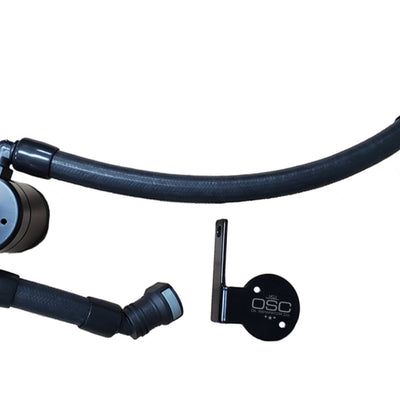 J&L 2020-2022 Ford Mustang GT500 Passenger Side Oil Separator 3.0 - Black Anodized