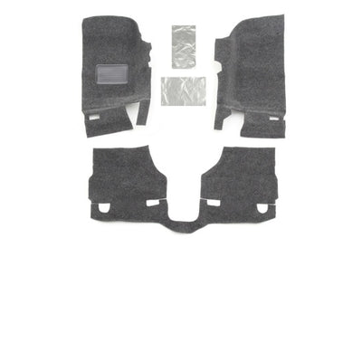 BedRug 18-23 Jeep JL 4 Door BedRug 3pc Front Floor Kit