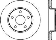 StopTech Sport Slot 07-17 Jeep Wrangler Slotted Right Front CRYO Rotor