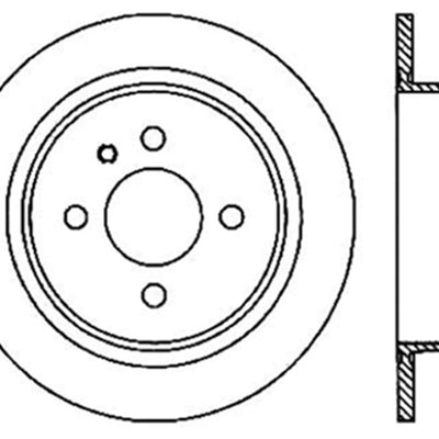 StopTech Drilled Sport Brake Rotor