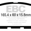EBC 2015+ Nissan Murano 3.5L Redstuff Front Brake Pads
