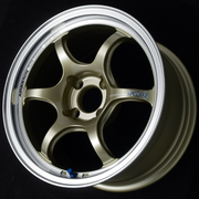 Advan RG-D2 16x8.0 +38 4x100 Machining and Champagne Gold Wheel