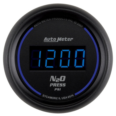 Autometer Ultra-Lite 2-1/16in 1600 PSI Digital Nitrous Pressure Gauge - Black