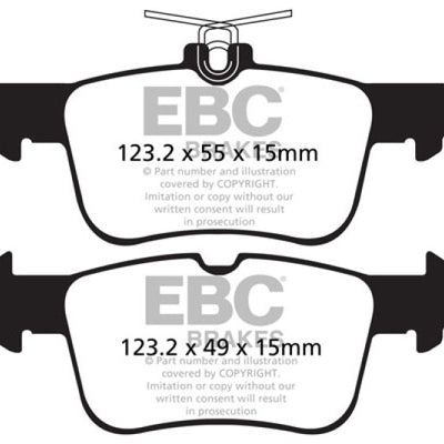 EBC 2017+ Ford Escape 1.6T/2.0T (Incl 4WD) Greenstuff Rear Brake Pads
