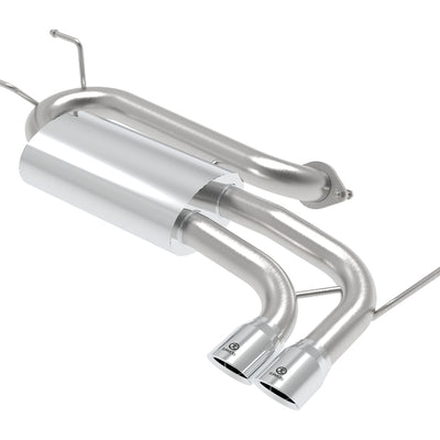 aFe Takeda 2-1/2in 304 SS Axle-Back Exhaust w/ Polished Tip 16-19 Mazda Miata L4 2.0L