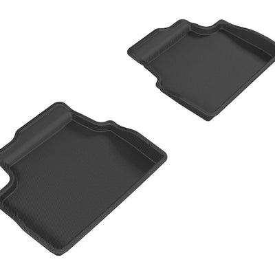 3D MAXpider 2014-2019 Mini Hardtop 4-Door Kagu 2nd Row Floormats - Black