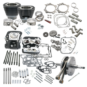S&S Cycle 2007 BT w/ Balancer 124in Hot Set Up Kit - Wrinkle Black