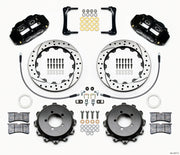 Wilwood Narrow Superlite 4R Rear Kit 12.88in Drilled 2008-2012 Subaru WRX w/Lines
