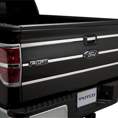Putco 09-14 Ford F-150 - SS Tailgate Accent - 6pcs (3 Horizontal Lines) Tailgate Accents