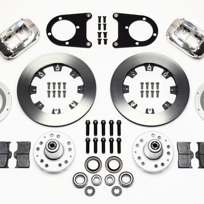 Wilwood Forged Dynalite Front Kit 12.19in Polished 37-48 Ford Psgr. Car Spindle