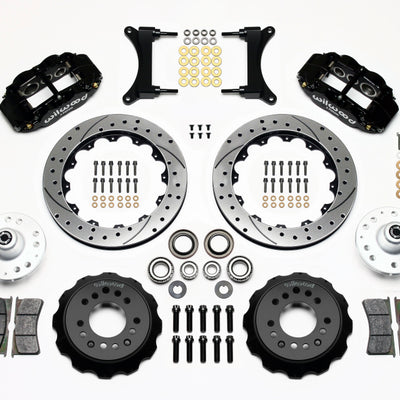 Wilwood Narrow Superlite 6R Front Hub Kit 12.88in Drilled 79-87 GM G Body