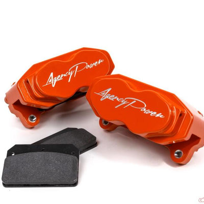 Agency Power Big Brake Kit Front and Rear Orange Can-Am Maverick X3 Turbo 14-18