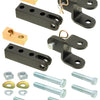 RockJock TL/LJ Tow Bar Mounting Kit Front Bolt-On w/ Mounting Hardware Fits OEM & Most Bumpers