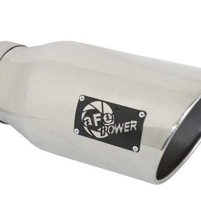 aFe MACHForce-Xp 5in Inlet x 7in Outlet x 15in length 409 Stainless Steel Exhaust Tip