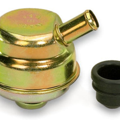 Moroso Oil Separator/Breather - 5/8in Hose - Gold Iridite