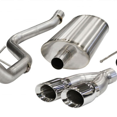 Corsa 2010-2010 Ford F-150 Raptor 5.4L V8 Polished Sport Cat-Back Exhaust