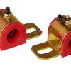 Prothane Universal Greasable Sway Bar Bushings - 1in - Type B Bracket - Red