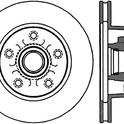 StopTech Slotted & Drilled Sport Brake Rotor