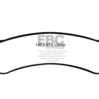 EBC 92-94 Jeep Grand Cherokee 4.0 Ultimax2 Rear Brake Pads