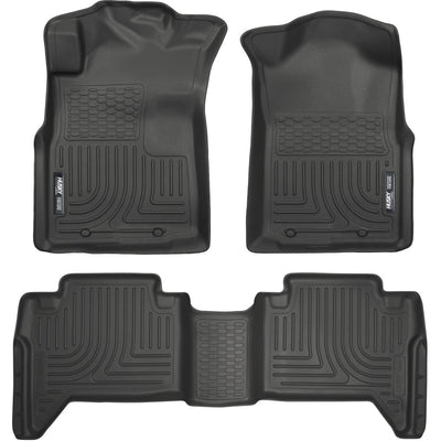 Husky Liners 05-13 Toyota Tacoma WeatherBeater Combo Black Floor Liners