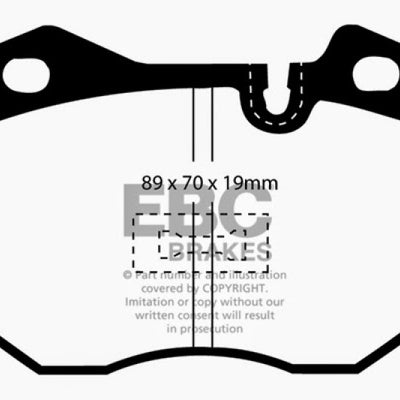 EBC 79-88 Porsche 924 2.0 Turbo Greenstuff Front Brake Pads